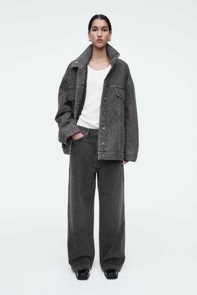 パンツ COS WIDE-LEG HIGH-RISE JEANS 28 WIDE-LEG HIGH-RISE FULL-LENGTH JEANS ワイドレッグハイライズ