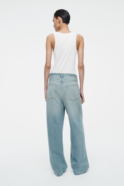 パンツ COS VOLUME JEANS WIDE 26 VOLUME WIDE-LEG JEANS - WASHED BLACK | COS