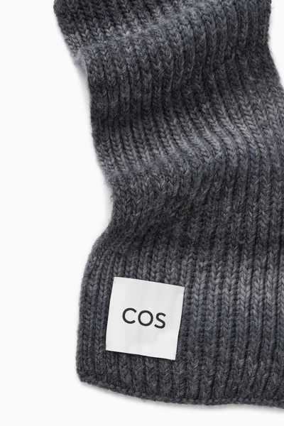 【未使用品】MUFFLER, WOOL-KNIT NAVY ヴィヴィアンウエストウッド マフラー メンズ レディース ネイビー