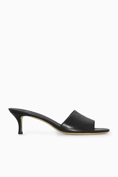 Mademoiselle Mules　black　38 herlipto Shoes