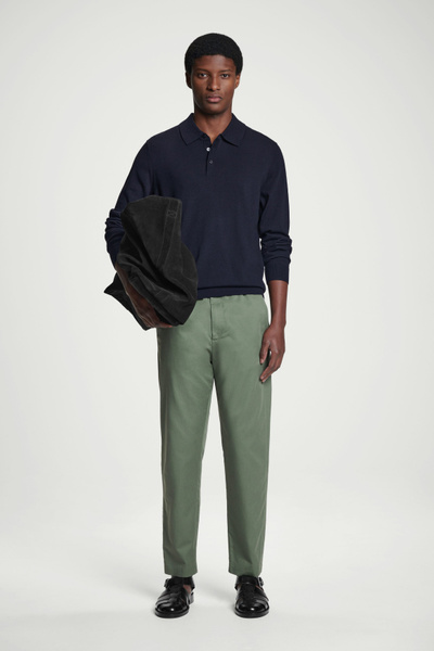 LiSS リス Twill easy tapered Pants ネイビー LiSS リス Twill easy tapered Pants ネイビー