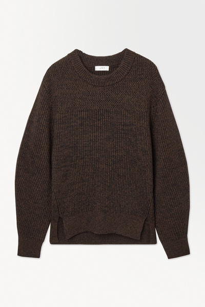 トップス CORROBOREE Wool Sweater Oversized Merino Wool Crew - Deep Black – Colorful Standard