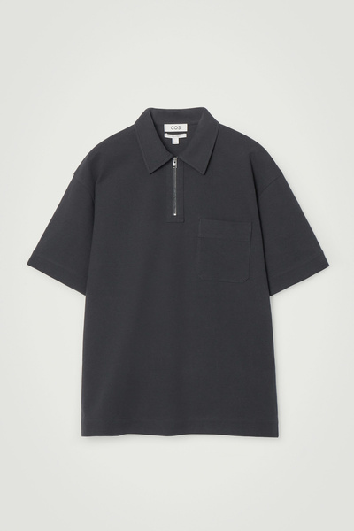 トップス [Europe archives]00sZipup Line PoloShirt 1523_5020c1474f.jpg