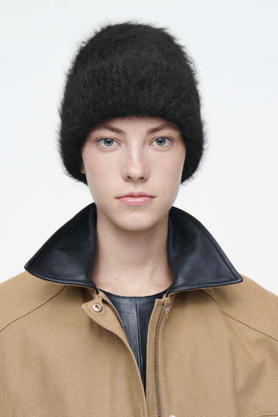BADBLOOD★韓国大人気 BS Mohair Beanie - BLACK/CREAM MUSINSA公式 | BADBLOOD Pure Mohair Big Logo Beanie - Black