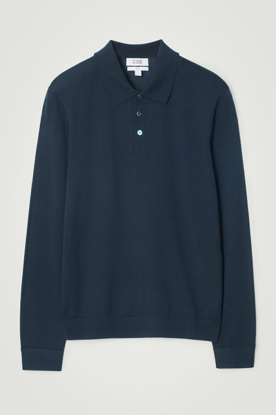 【COS】メリノウールポロシャツ　Sサイズ MERINO WOOL POLO SHIRT メリノウールポロシャツ｜COS コス 公式