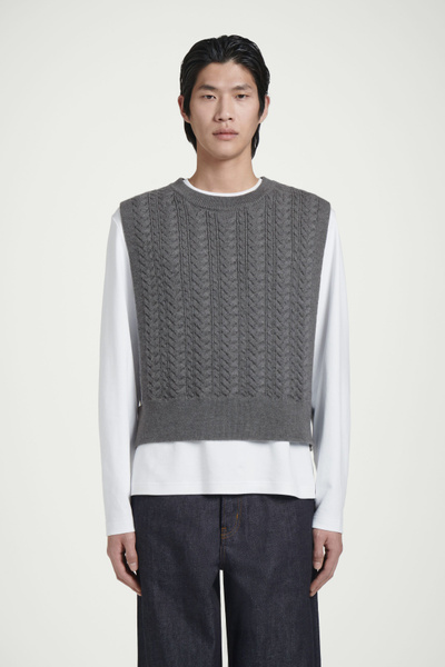 送料込 ounce / cable knit vest Cable V-Neck Knitted Vest | UNIQLO US