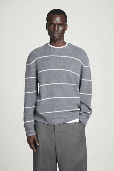 Tシャツ・カットソー NUUR SS25 CREW NECK STRIPED SWEATER (B47021 B4702) BQ702_KF6614