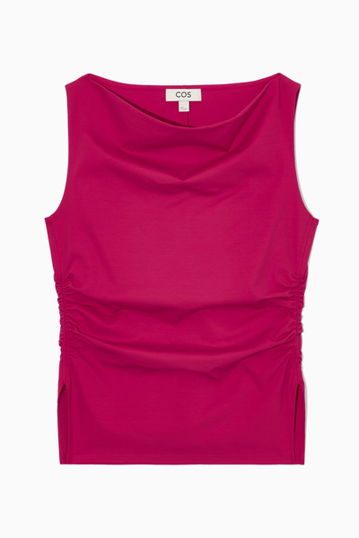 Tシャツ・カットソー FLARE UP Layered Lace Frill Sleeveless 5BJH1204 BAISHENGGT Women's Pleated Front Flared Short Sleeve Mesh