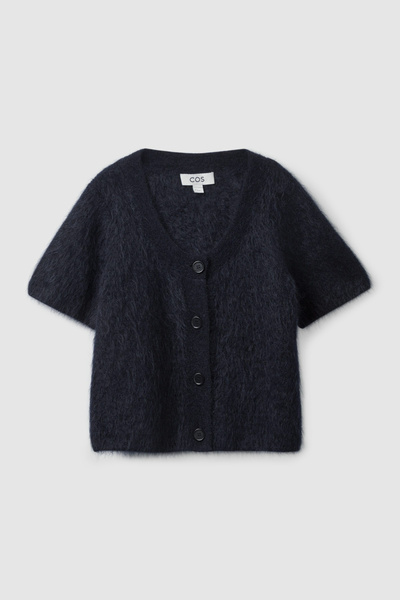 アウターその他 ROCKCAKE Nickel Button Mohair Cardigan Charcoal RC23KN00100 ROCKCAKE 】 button mohair cardigan