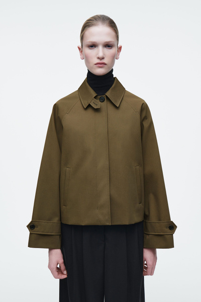 Zara Short Trench-style Jacket | Wardrobe Icons