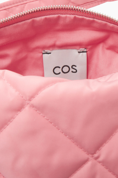MINI DIAMOND-QUILTED CROSSBODY - PINK | COS