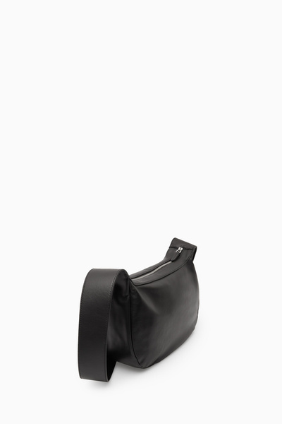 【COS】◆CROSSBODY SADDLE BAG - DARK BROWN◆1219190018◆ COS Crossbody Saddle Bag in DARK BROWN | endource