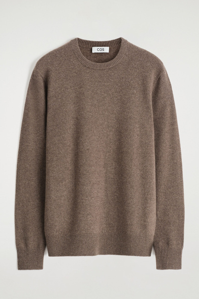 CASHMERE CREW-NECK SWEATER - MOLE | COS