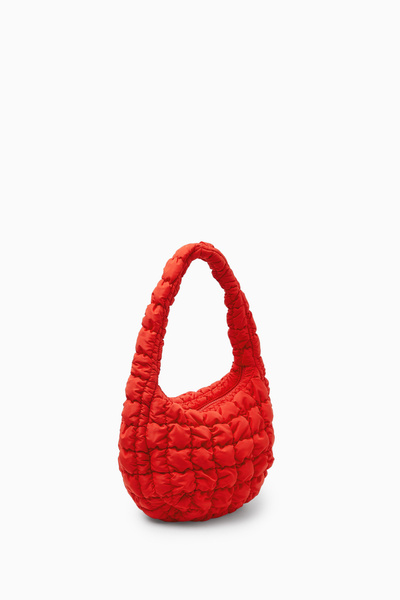 QUILTED MINI BAG - RED | COS