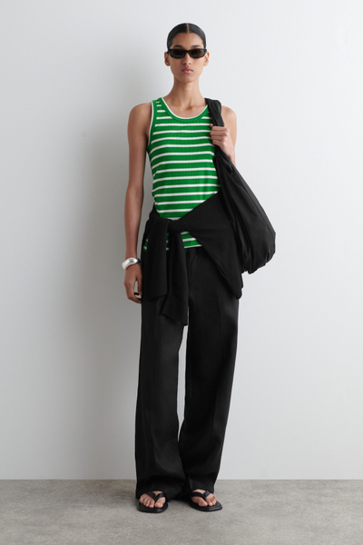 Ribbed Jersey Tank