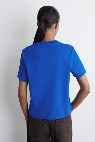 Tシャツ・カットソー LE TWINS SS24 'Cora' shirt (CORA CELESTE) Blue Oversized T-shirt in block Pantone colour - Buy Online