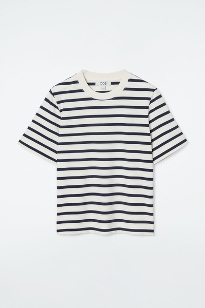 【Classic】cos striped short sleeve shirt COS Striped Short-Sleeved Shirt | endource