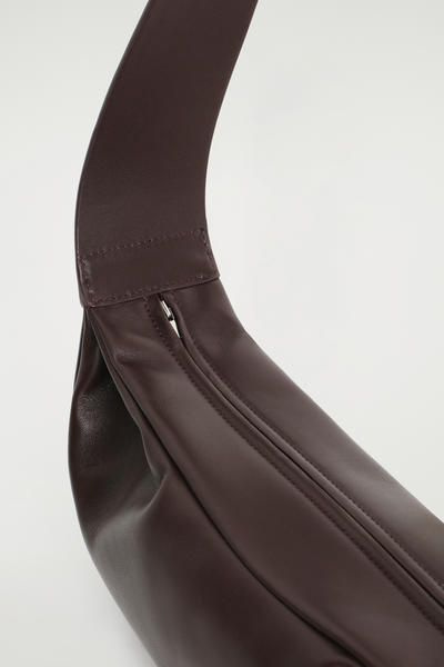 SWING CROSSBODY BAG - LEATHER - DARK BROWN | COS US