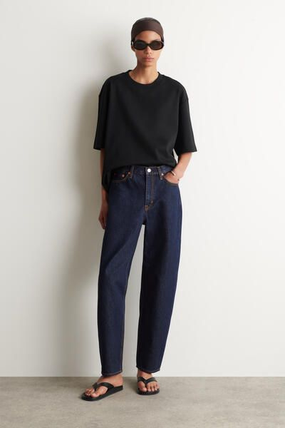 cos デニム ARCH TAPERED JEANS - INDIGO | COS US