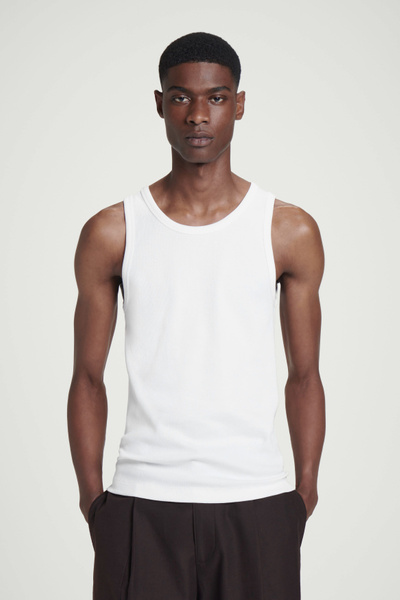 Mサイズ everyone 3P rib tank top WHITE 1枚 Rib Tank Top / White – Front General Store