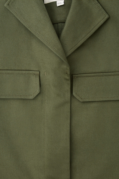 enof twill coat カーキ ENOF（イナフ）の「twill coat（ステンカラーコート）」 - WEAR