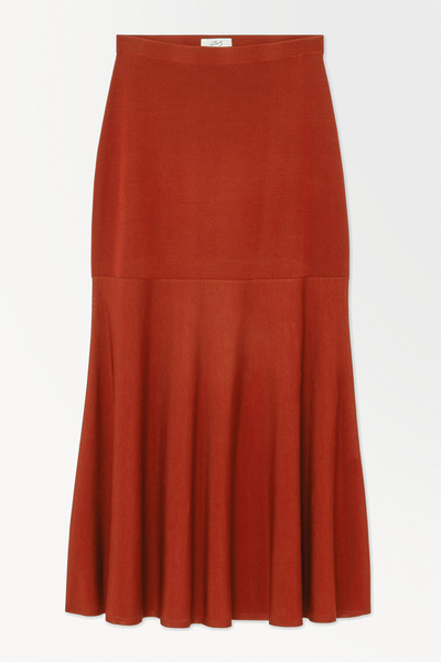 【完売サイズ】FETICO MESH KNIT MAXI SKIRT 赤サイズ3 FETICO フェティコ MESH KNIT MAXI SKIRT 赤サイズ3（FETICO