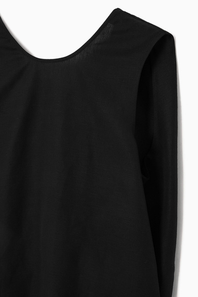 TWIST-DETAIL MINI DRESS - BLACK | COS