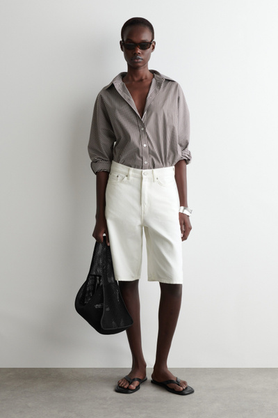 極美品✨ OMMO LINEN SHORT ALL IN ONE 白 現行 Micro Twill Slim Fit Short | Original Penguin US