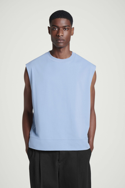 トップス CFCL POTTERY SLEEVELESS TOP #087 BLUE トップス CFCL POTTERY SLEEVELESS TOP #087 BLUE CFCL