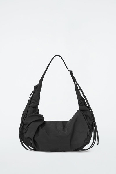 【COS】 Canopy Nylon Mini Crossbody Bag Black Red☆大人気☆ COS Canopy Mini Crossbody | endource