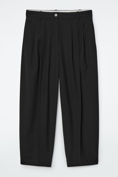 パンツ 00s black wool blend mode wide slacks 5883_b0488cacbd.jpg