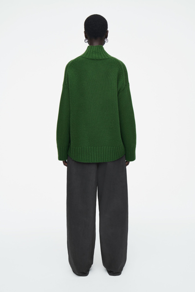 【COSYHARU】23FW★ [MADE] Scratch-free mohair turtleneck Mohair Turtleneck Sweater Striped, Blue White Mohair Sweater
