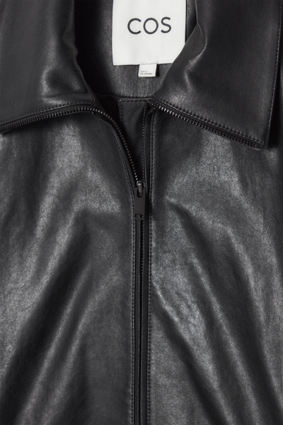 美品　A LEATHER TRUCKER JACKET サイズ56 Lucky Brand Leather Trucker Jacket - Macy's