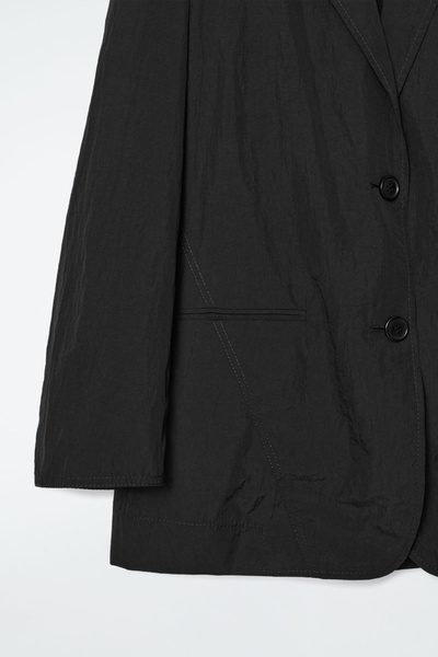 ジャケット・アウター COS Relaxed Single-Breasted Wool Blazer RELAXED-FIT SINGLE-BREASTED WOOL BLAZER - BLACK | COS