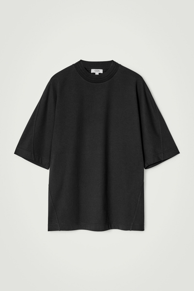 ゴルフィッカーズ Mock Neck Wide Shirts Black XL