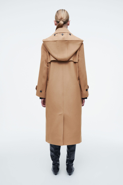 herlipto Long Fitted Duffle Coat