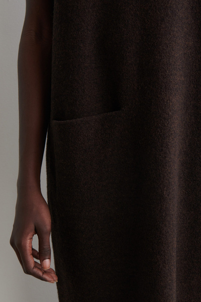 cos boiled wool midi dress black Never taking it off . . . #cos#coshaul#petitestyle#outfitinspo#fallfashion#howtostyle