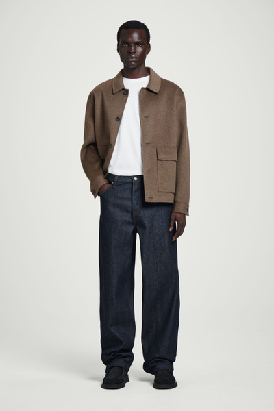 ★depound★ boyfit wool jacket (check) brown 일상에 감성을 더하다