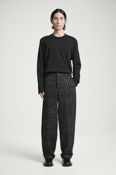 COS 24AW ハウンドトゥースブークレオーバーコート HOUNDSTOOTH BOUCLE OVERCOAT ハウンドトゥースブークレオーバー