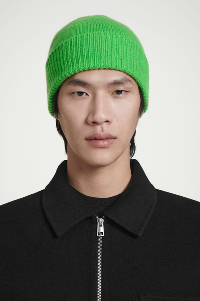 COS Cashmere-Blend Beanie in BRIGHT BLUE | endource