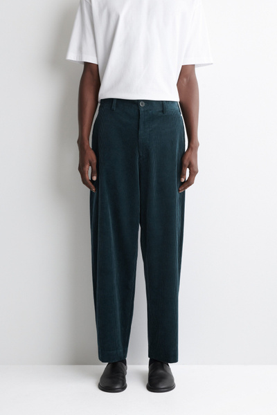 CORDUROY WIDE-LEG PANTS - DARK TURQUOISE | COS US