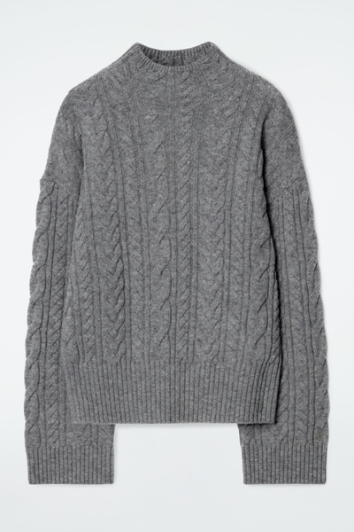 アダルトオリエンテッドローブス High neck Cable Knit 6438_a5c5e0ab45.jpg