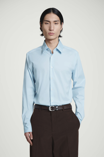 LE CIEL BLEU - 2way length tailored shirt シャツ LE CIEL BLEU 2way Length Tailored Shirt navy 25S63412 | eBay