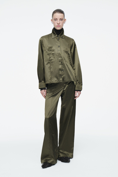 CLANE TAILORED SATIN SHIRT