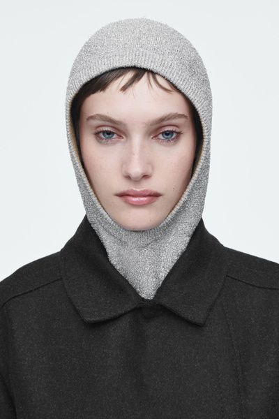 アウターその他 Fallett Knit balaclava hooded vest charcoal FA2404KT02CH 6535_ad96179db0.jpg