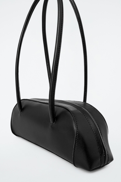 COS EASTSIDE MINI BOWLING BAG レザー　バッグ EASTSIDE MINI BOWLING BAG - LEATHER - BLACK | COS AU