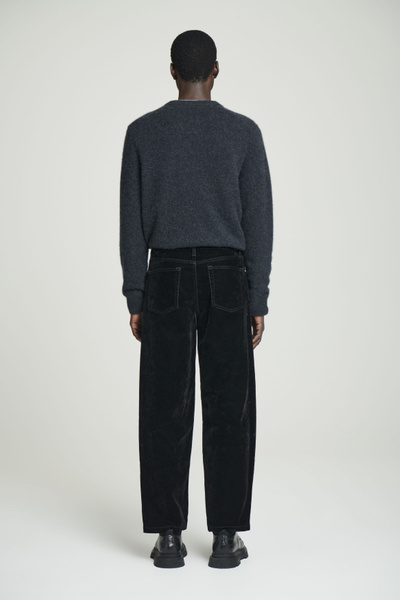 ブランド通販サイト STRAIGHT-LEG VELVET DOME JEANS COS | BLACK - パンツ