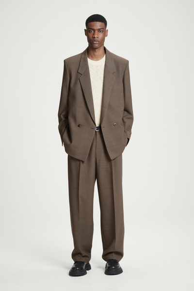 【関税＆送料込み】ChloAC Dark Beige Wool Pants 9076W3670TAUF_95a7a062-3e05-