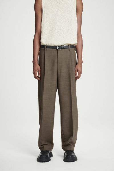 【関税＆送料込み】ChloAC Dark Beige Wool Pants 9076W3670TAUF_95a7a062-3e05-