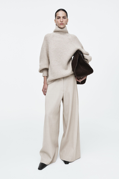 【COSYHARU】Perth wool slacks The Peppard Light Grey Wool Pant | Men's Custom Pants